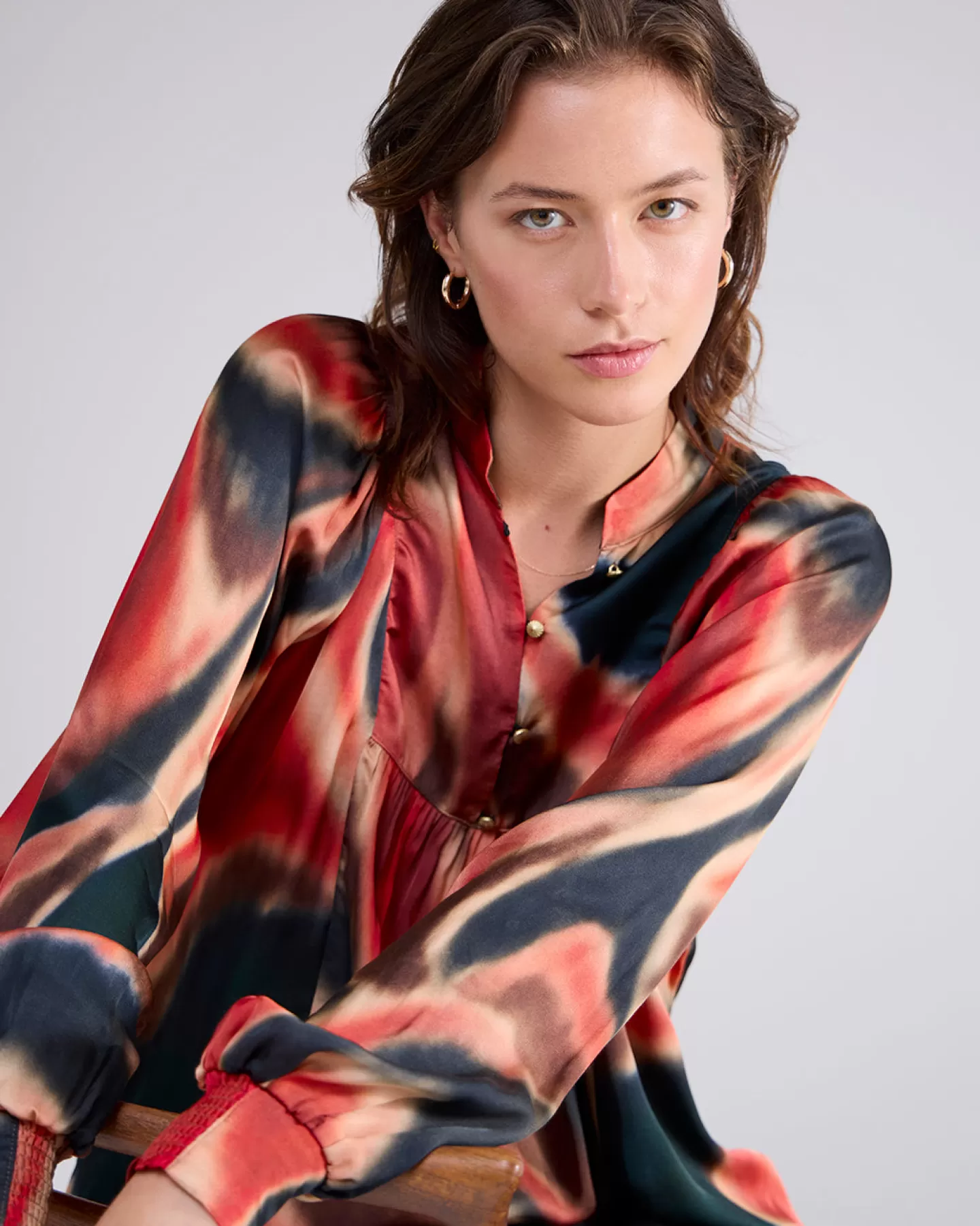 Blouses>Summum A-lijn Top Print Multicolor