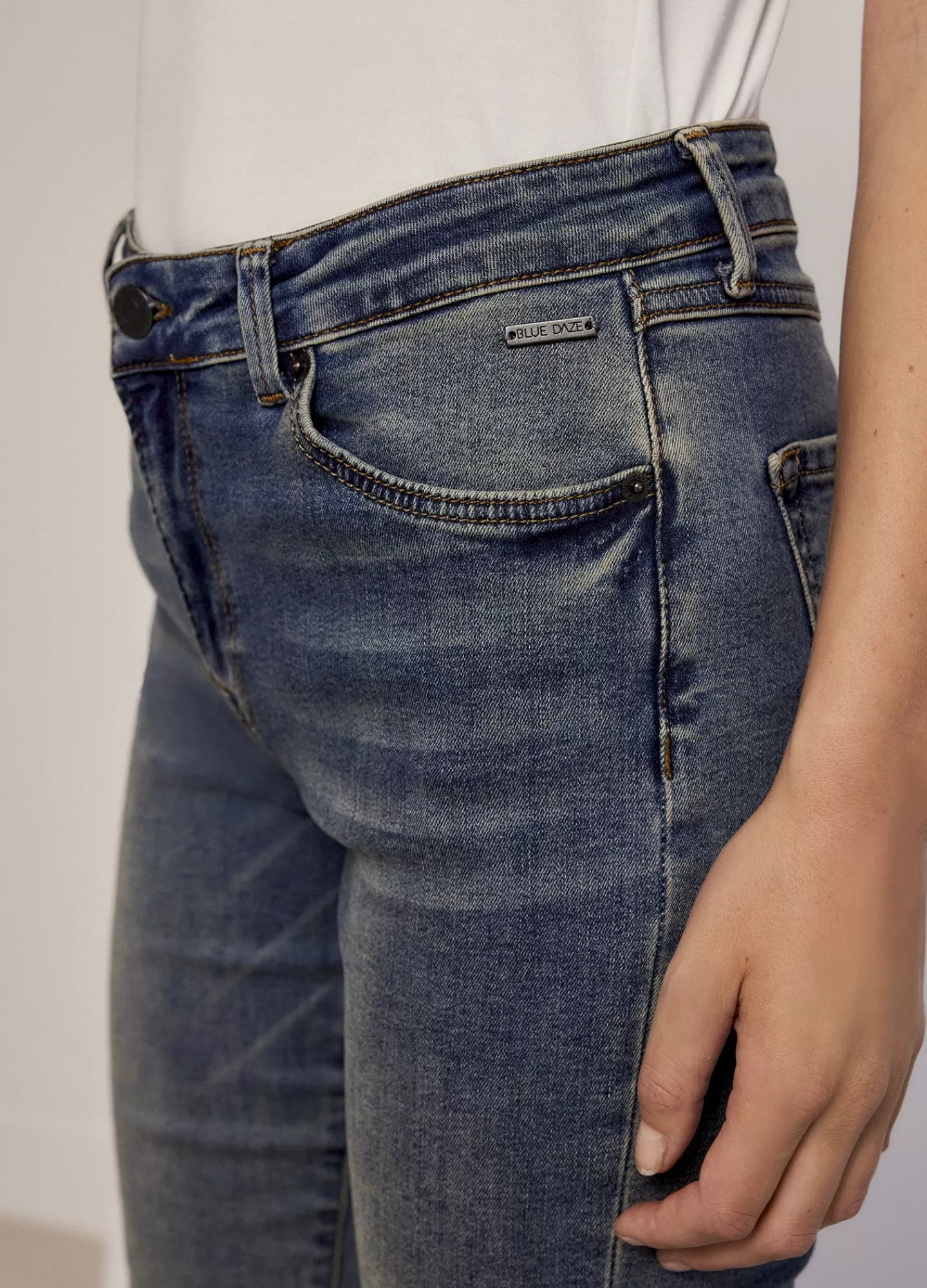 Basics | Jeans>Summum Blue Daze Denim Tapered Jeans Blauw