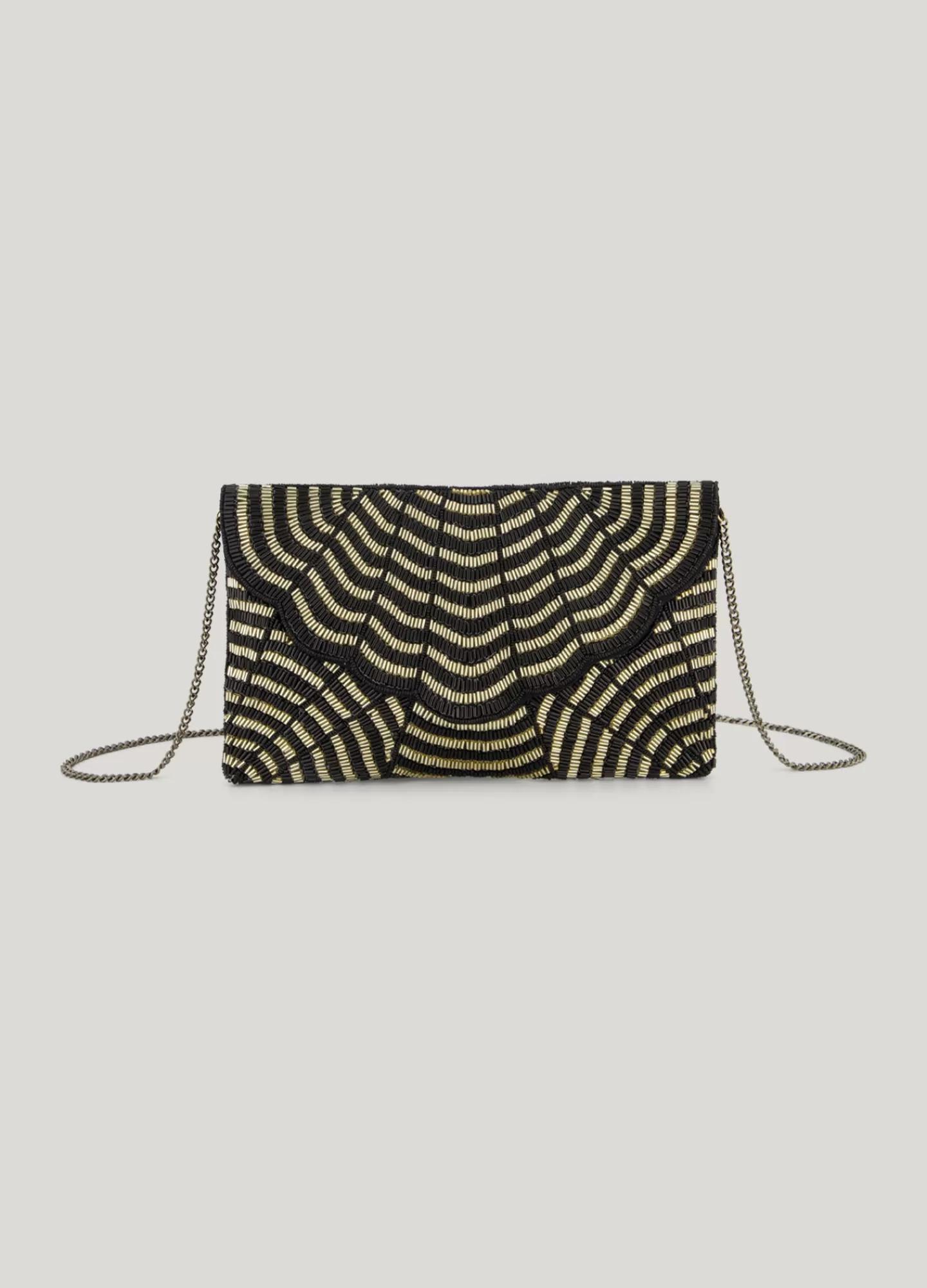 Accessoires>Summum Clutch Met Kralen Zwart