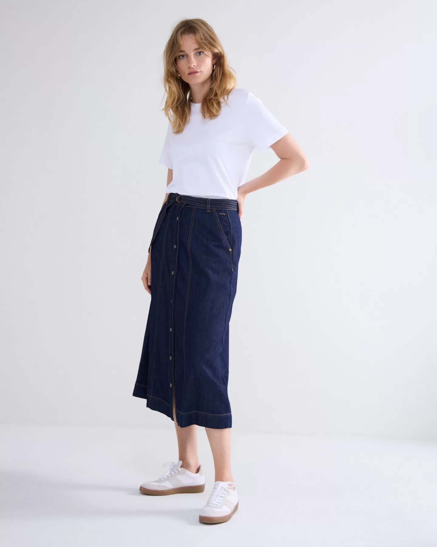 Rokken>Summum Denim Rok Blauw