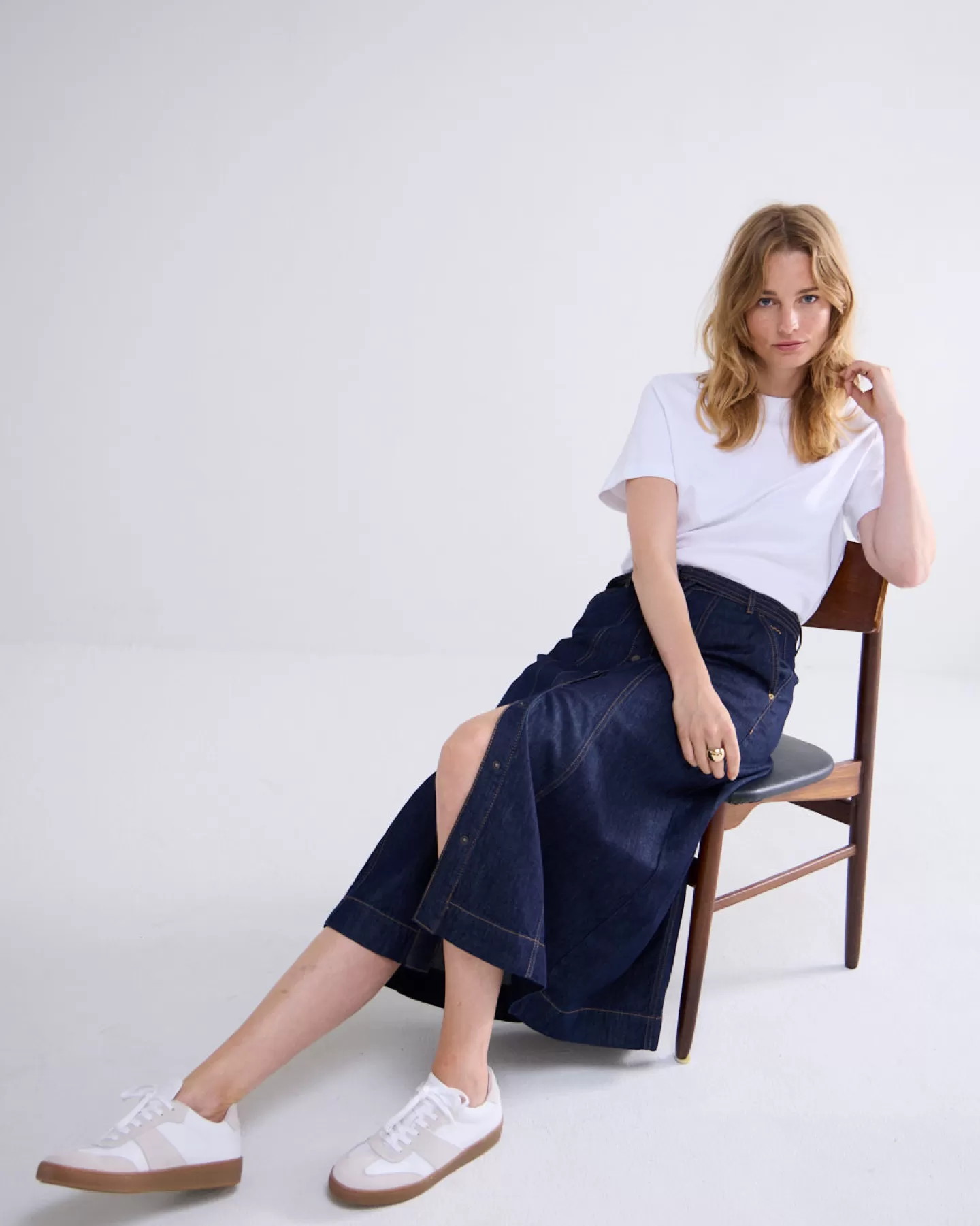 Rokken>Summum Denim Rok Blauw