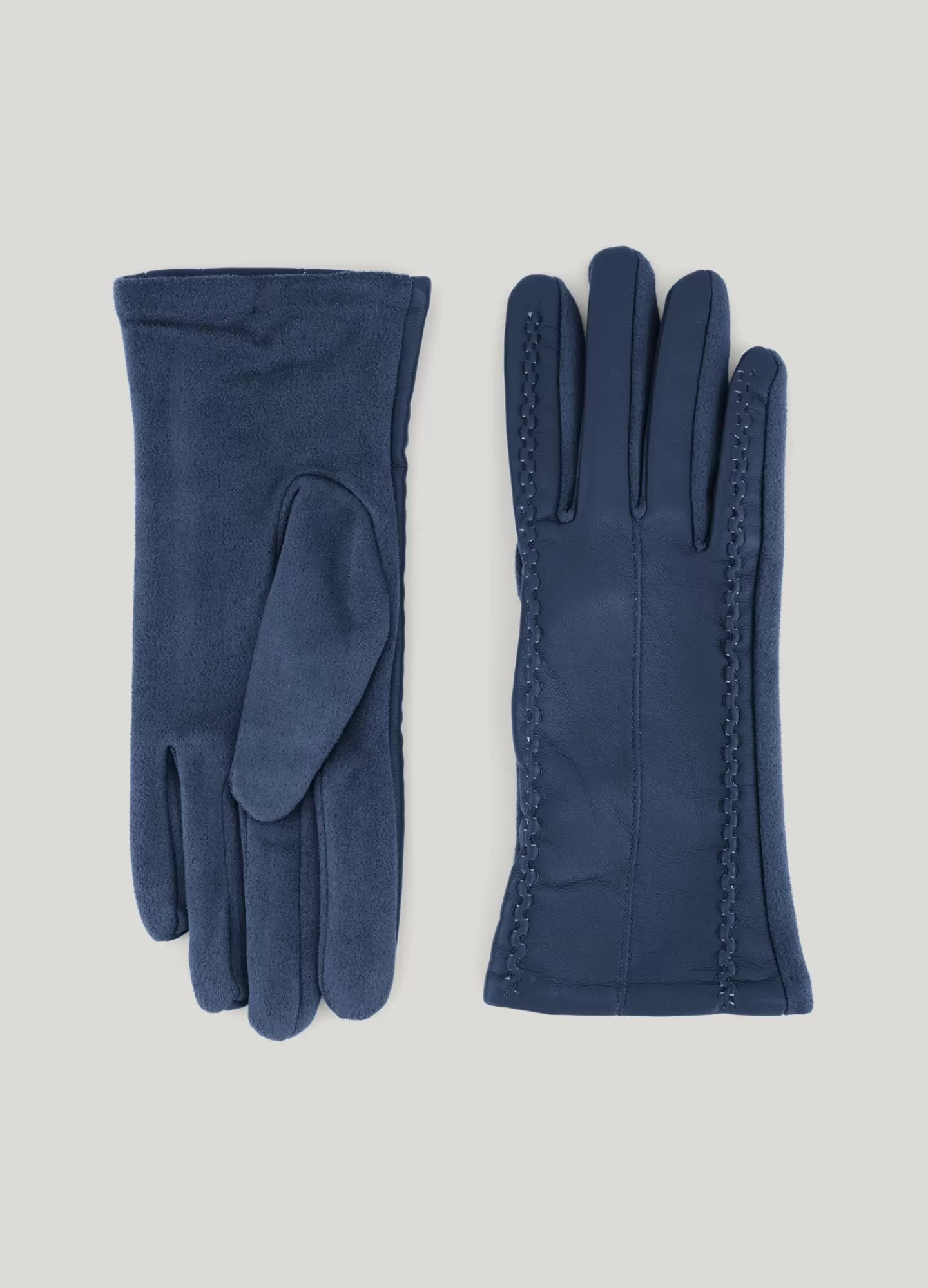 Accessoires>Summum Handschoenen Vegan Leer Blauw