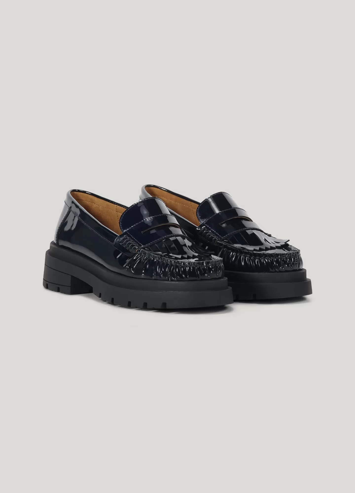 Accessoires>Summum Loafers Met Dikke Zool Blauw