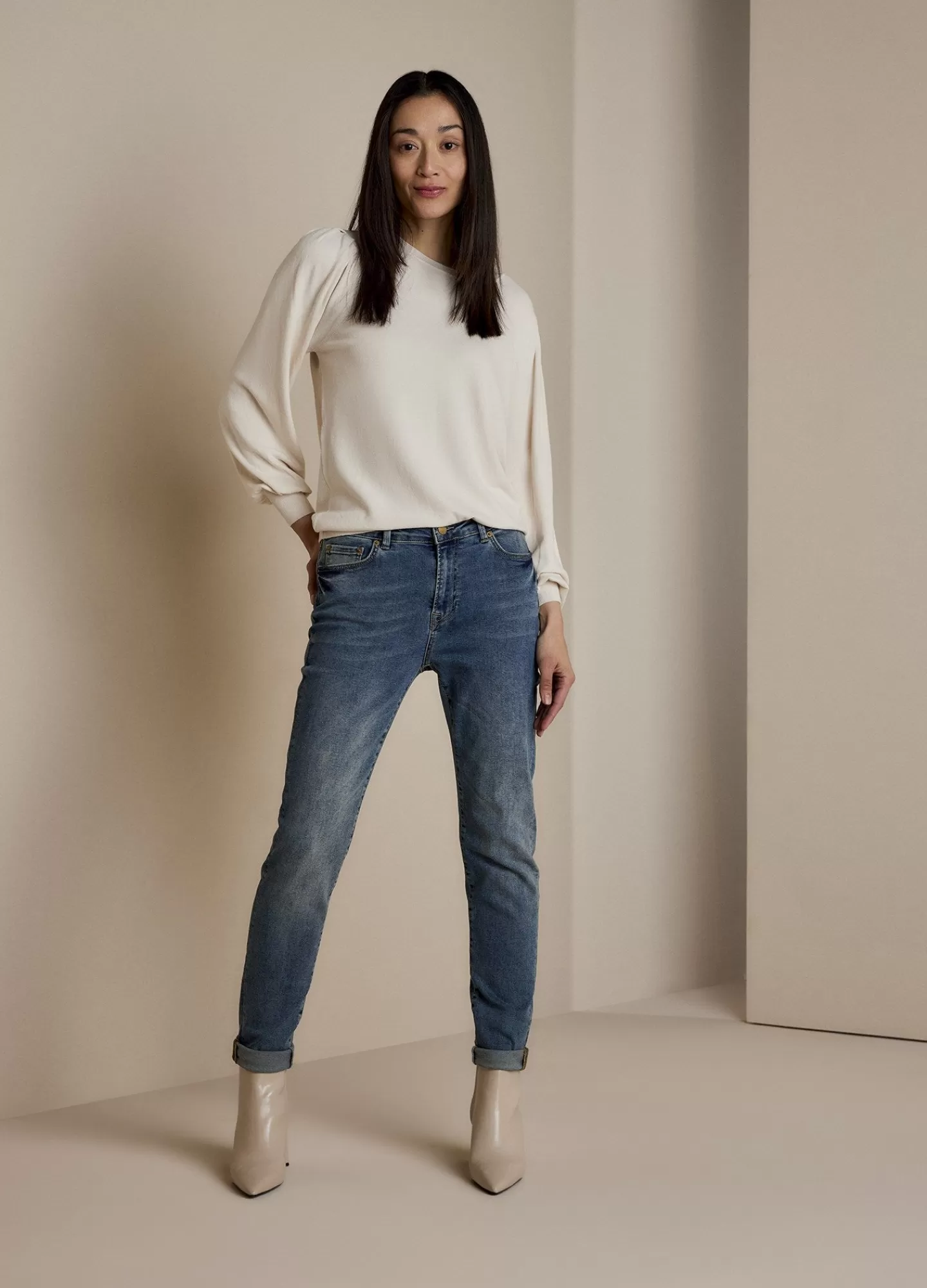 Basics | Jeans>Summum Skinny Blue Daze Nova Blauw