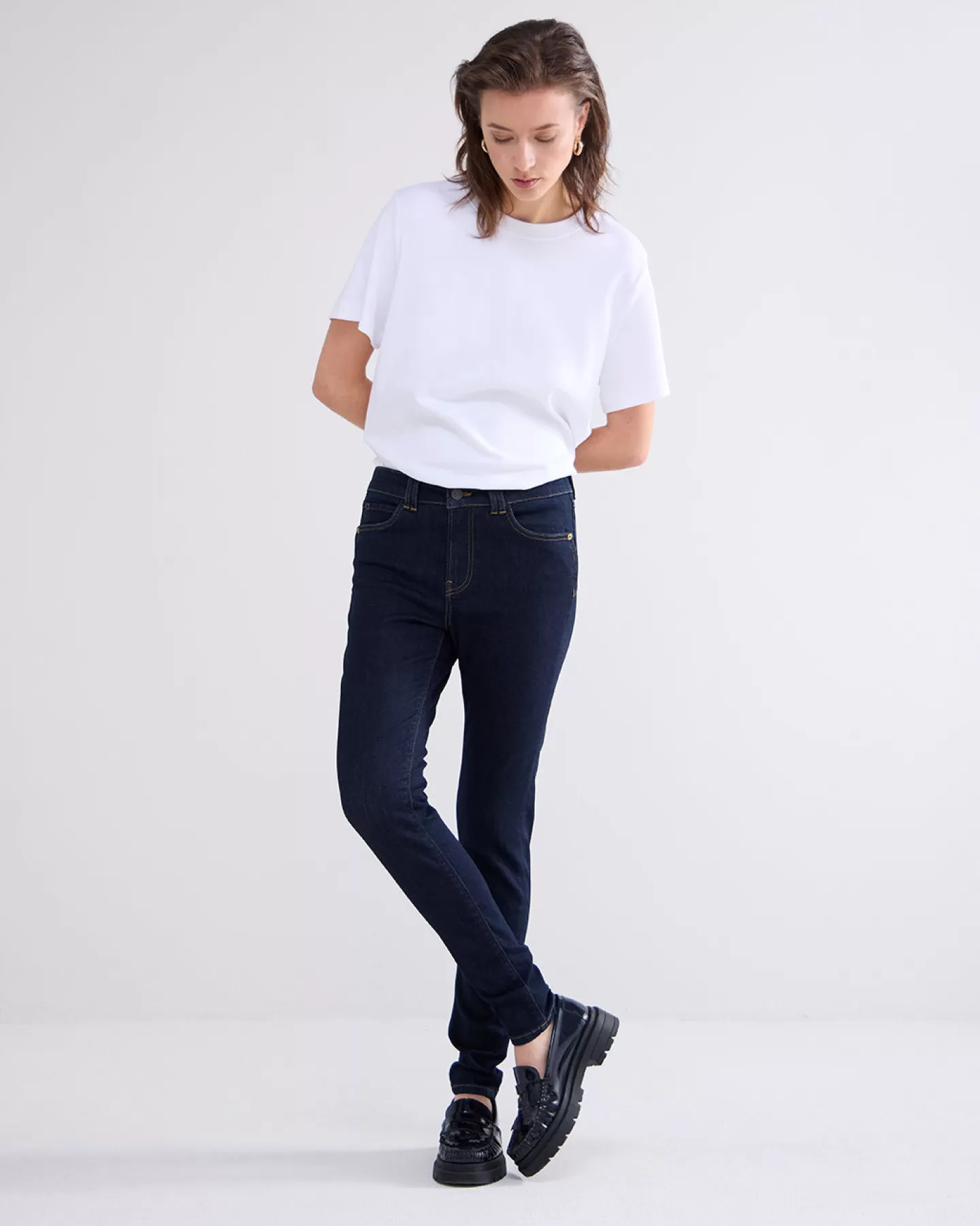 Broeken & Jumpsuits>Summum Skinny Jeans Blauw