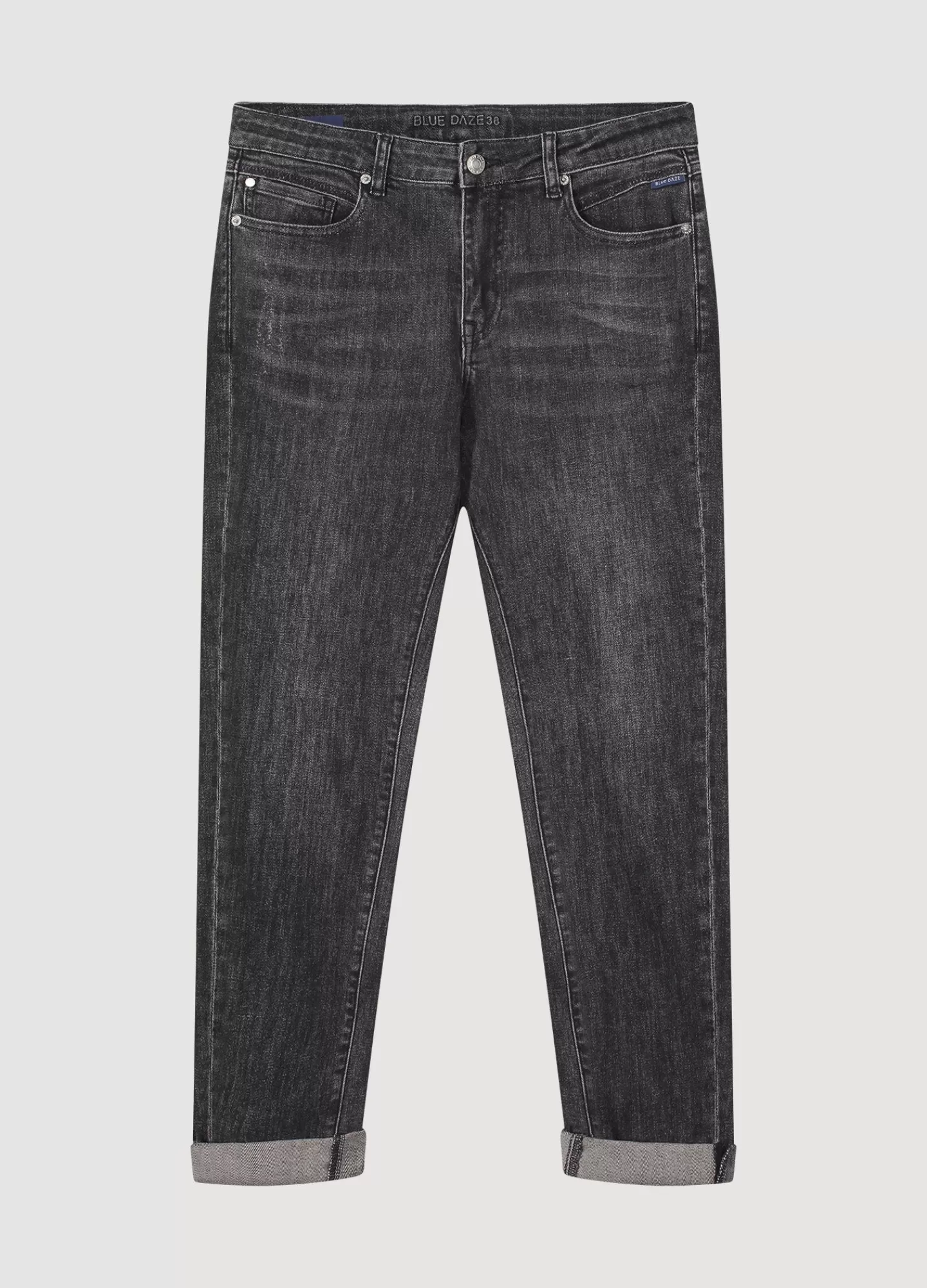 Jeans>Summum Tapered 5-pocket Jeans Zwart