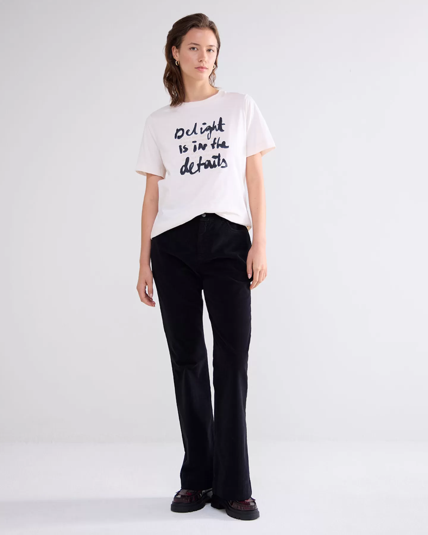 T-Shirts | Tops & T-Shirts>Summum T-shirt Met Tekst Crème