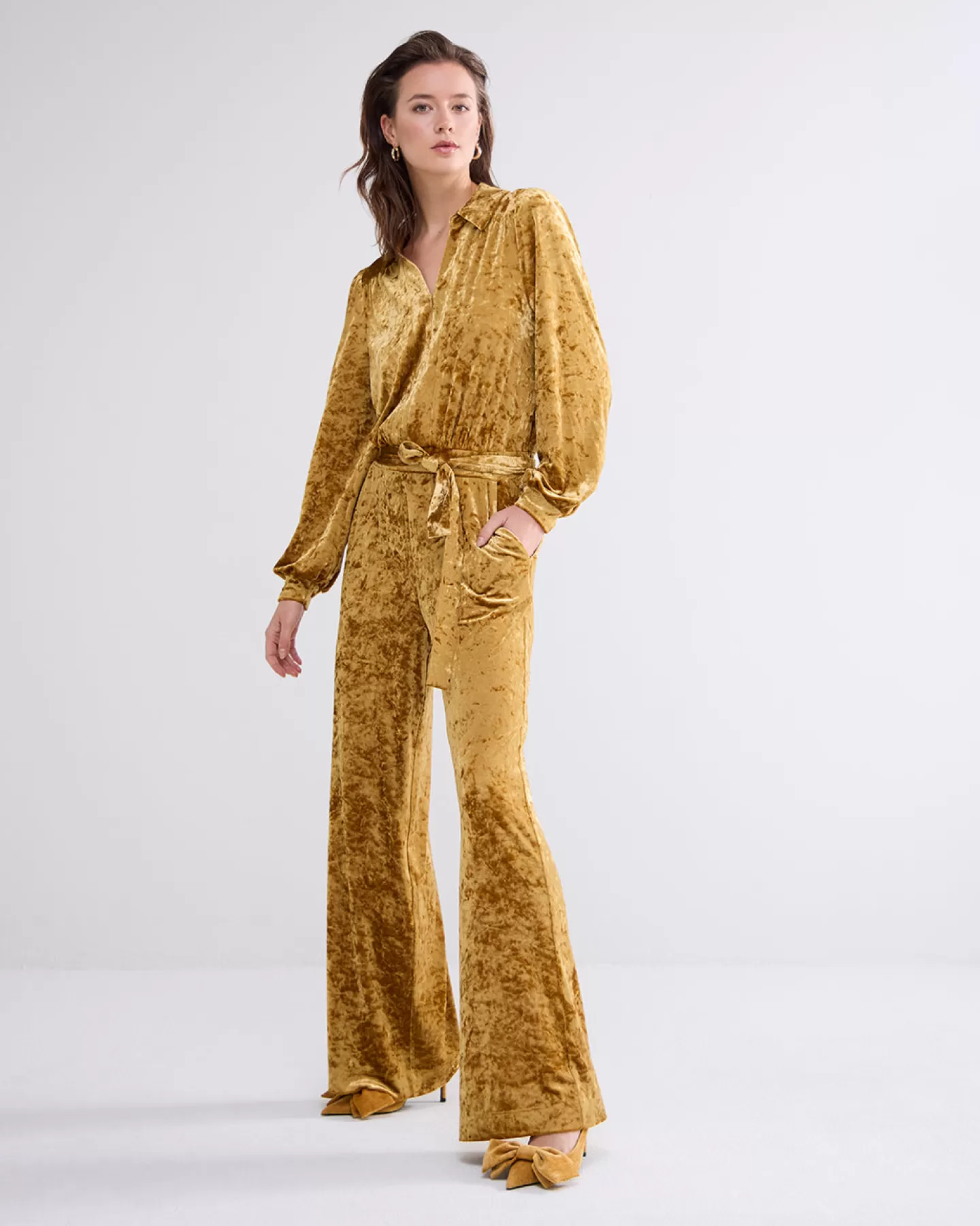 Broeken & Jumpsuits>Summum Velours Jumpsuit